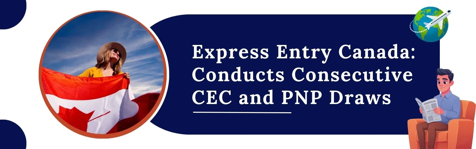 Featured image for article: Express Entry Canada: Conducts Consecutive CEC and PNP Draws