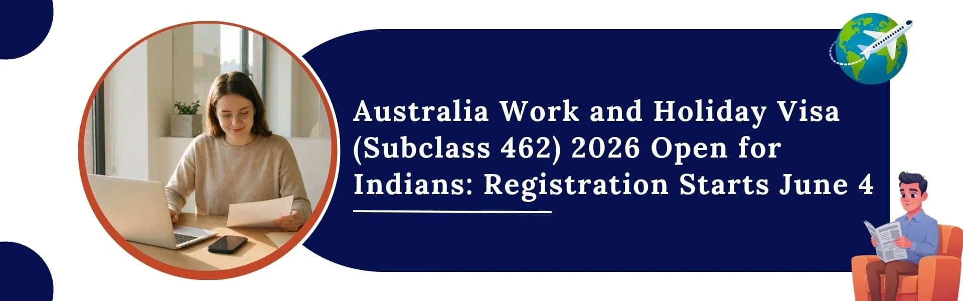 Featured image for article: Australia Work and Holiday Visa (Subclass 462) 2026 Open for Indians: Registration Starts June 4  