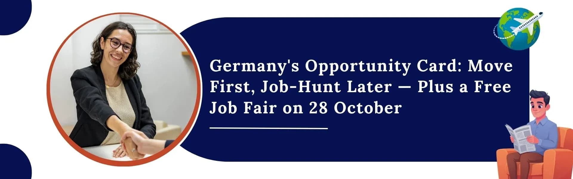 Featured image for article: Germany's Opportunity Card: Move First, Job-Hunt Later — Plus a Free Job Fair on 28 October