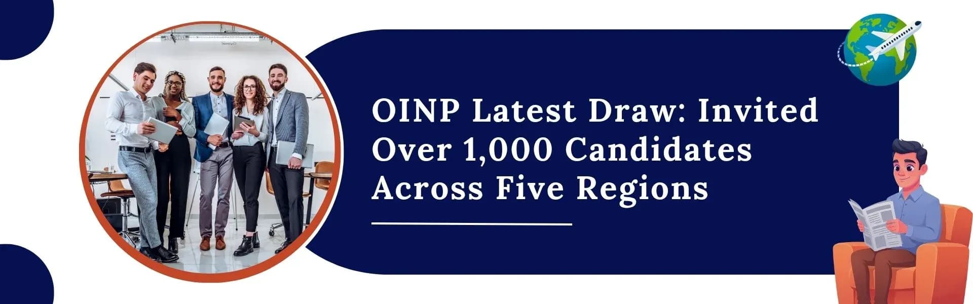 Featured image for article: OINP Latest Draw: Invited Over 1,000 Candidates Across Five Regions