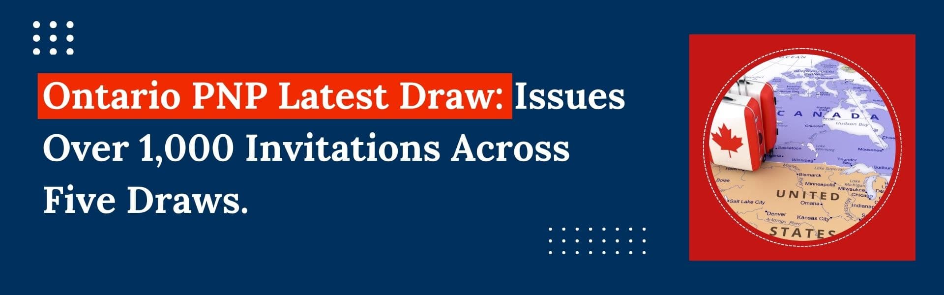 Featured image for article: Ontario PNPs Latest Draw: Issues 1,133 Invitations