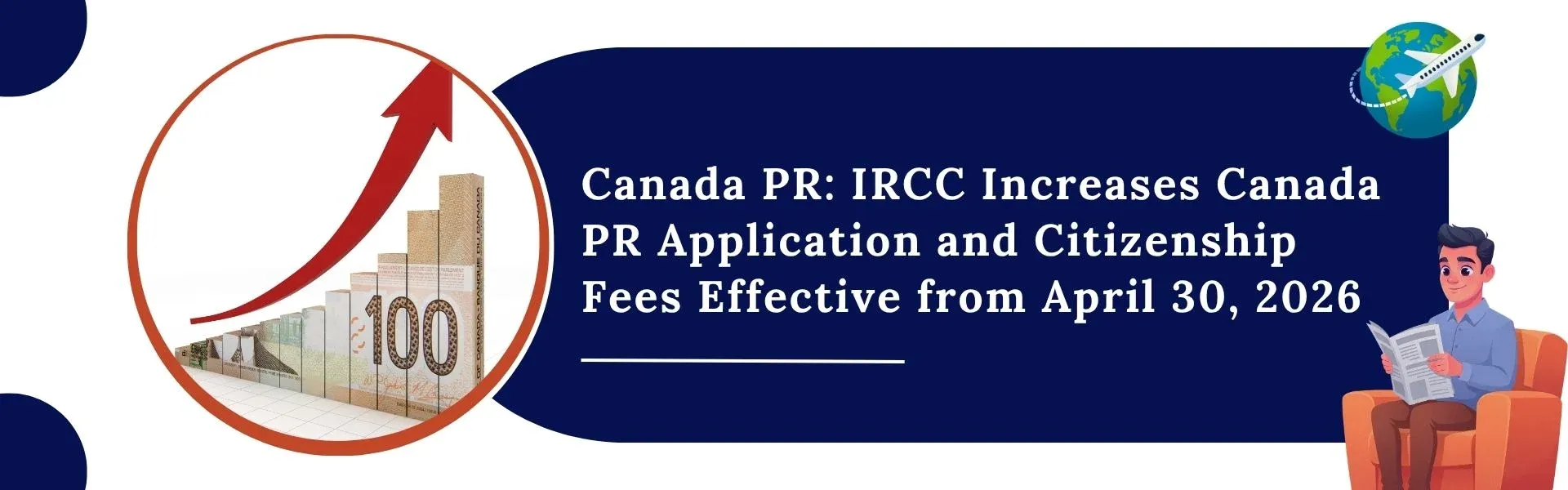 Canada PR: IRCC Increases Canada PR Application and Citizenship Fees Effective from April 30, 2026