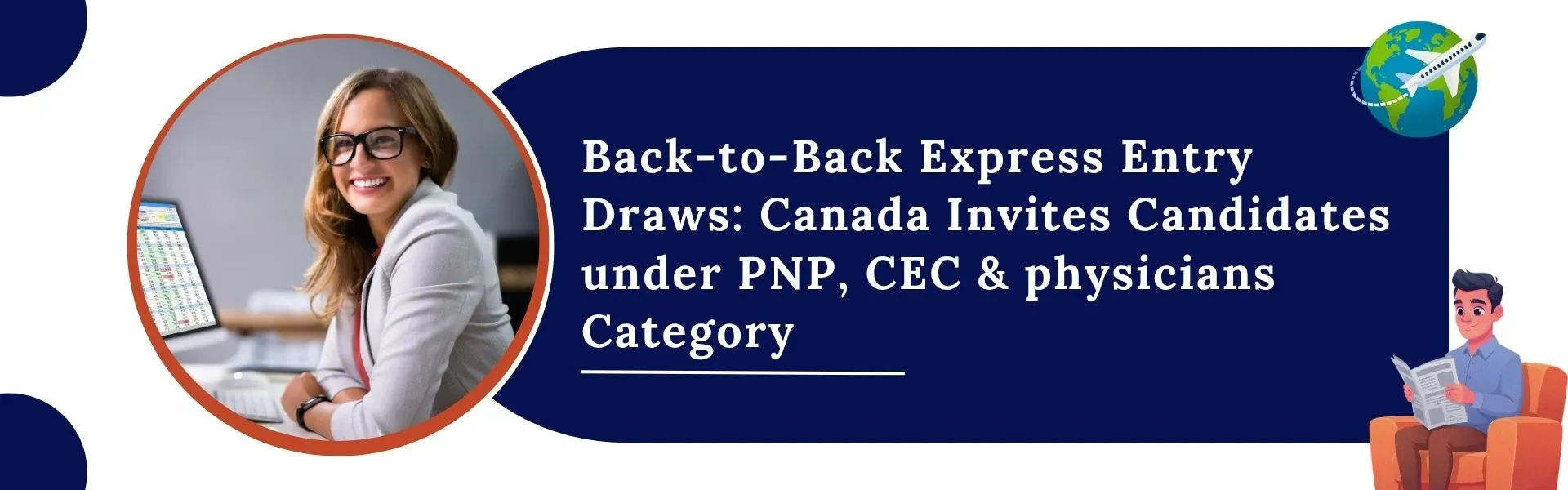 Back-to-Back Express Entry Draws: Canada Invites Candidates under PNP, CEC & Physicians Category