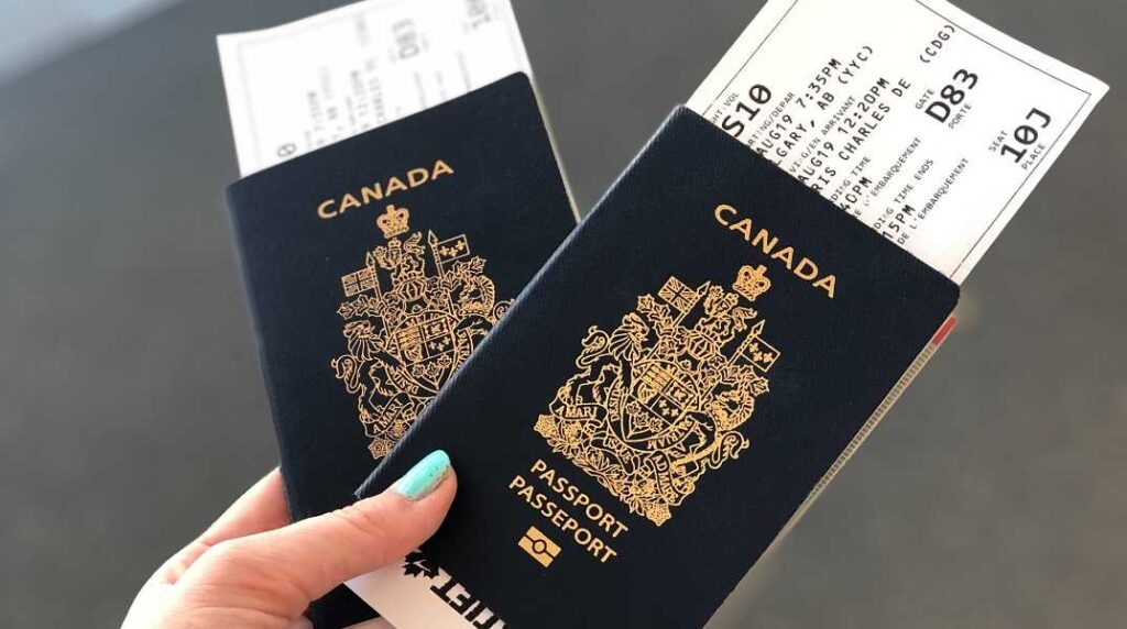 Canada Visa , Holding 2 Canadian passport
